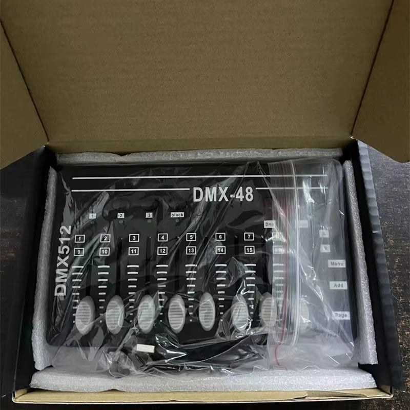 DMX-48 Controller Light Console Stage Lights DMX512 Controller Dimming Console Stage Lighting Equipment Party Light Event Show