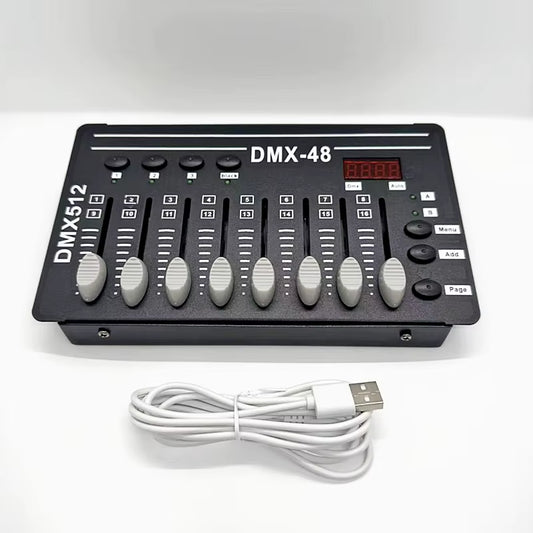 DMX-48 Controller Light Console Stage Lights DMX512 Controller Dimming Console Stage Lighting Equipment Party Light Event Show
