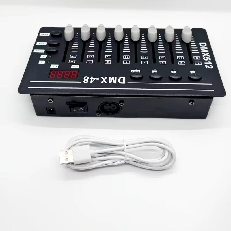 DMX-48 Controller Light Console Stage Lights DMX512 Controller Dimming Console Stage Lighting Equipment Party Light Event Show